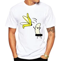 fpace hipster nude banana man t shirt naked banana printed tshirts short sleeve funny t shirts cool essential tee