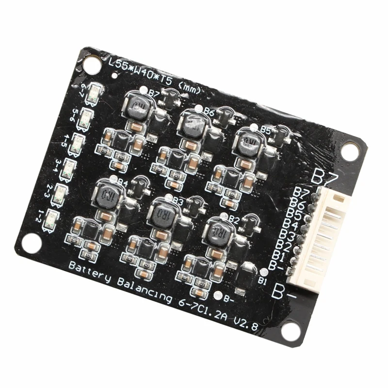 3S 7 Li Ion Lipo Lifepo4 LFP Battery Active Equalizer Balancer BMS 1.2A Balance Energy Transfer Board|Аксессуары для батарей| |