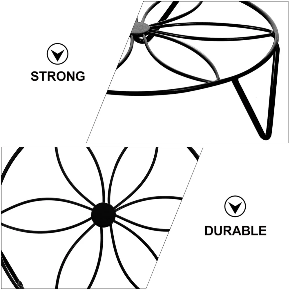 

4pc Professional Plant Pot Stand Iron Flowerpot Stand Floor Flowerpot Shelf