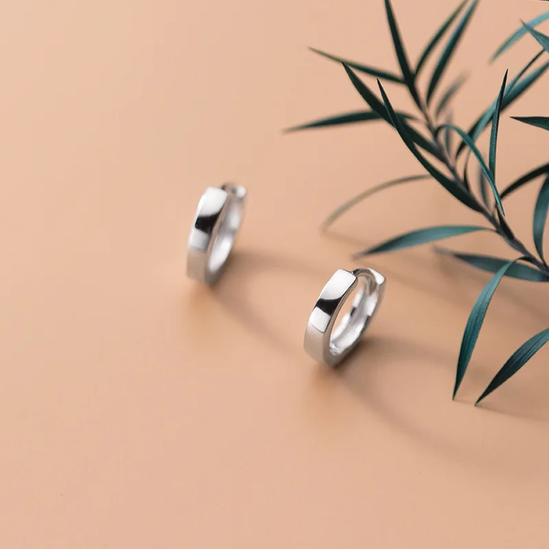 

La Monada Hoop Earrings For Women Silver 925 Fine Women Minimalist Earrings Jewelry Women Hoop Earrings 925 Silver Korean E2