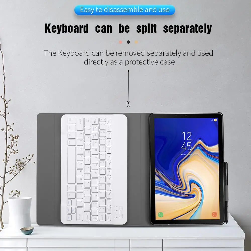 Беспроводной клавиатура чехол для samsung Galaxy TAB S5E Bluetooth чехол с откидной магнитной крышкой клавиатура чехол для планшета для samsung TAB S5E S4 s5 e 10,5