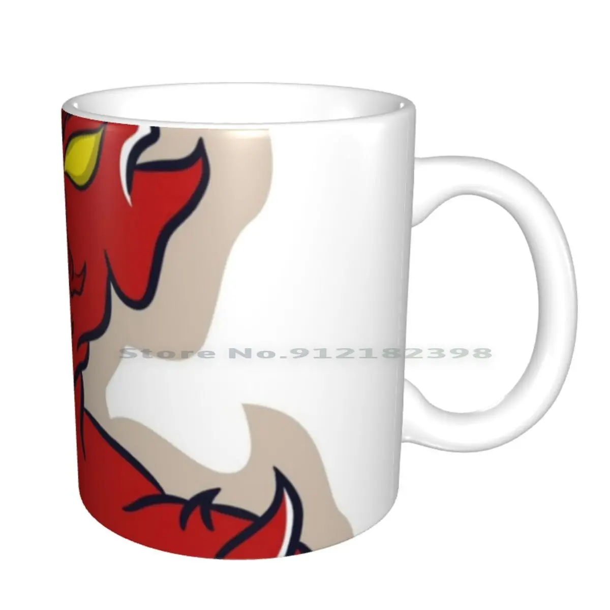 Керамические кружки Red Demon кофейные чашки Кружка для молока и чая кружка из серии