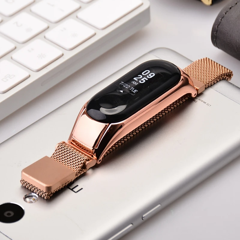 Сменный Браслет mi band 3, металлический ремешок на запястье, браслет из нержавеющей стали, браслет mi Band 3, ремешок для Xiaomi mi band 3, аксессуары