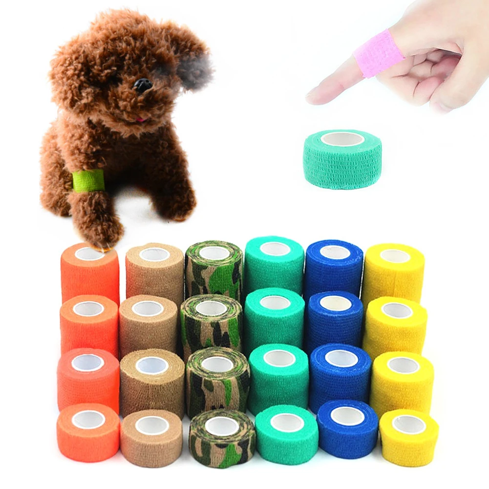 

Breathable Tearing Non-woven Cloth Self-adhesive Elastic Pet Bandage Banket Roll Hand Tearing Cloth Belt Self-adhesive Elastic