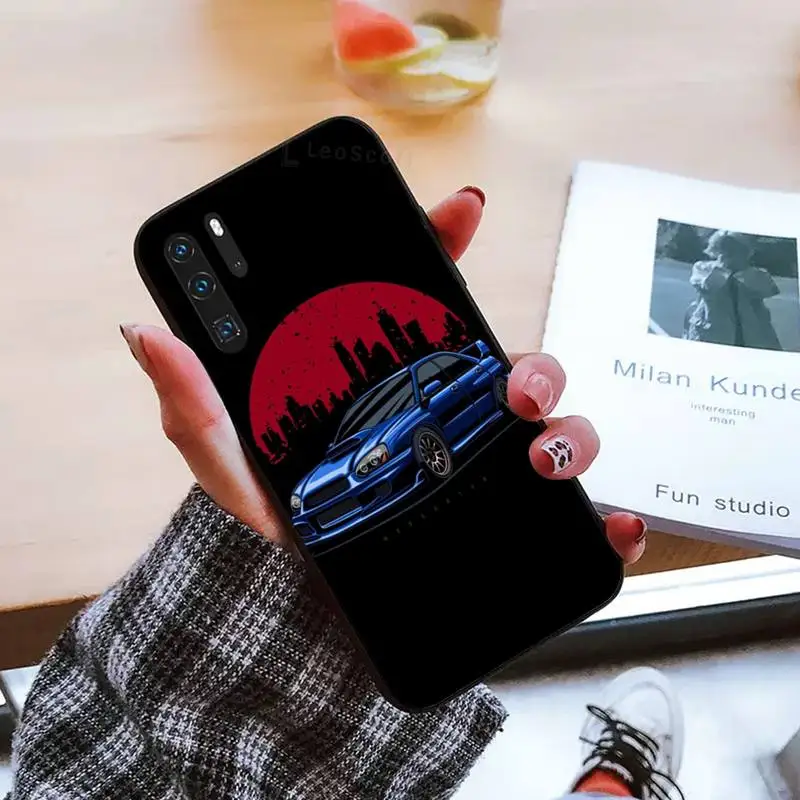 

racing car JDM cartoon newly Phone Case For Huawei P 9 8 10 40 Mate 30 Honor 8 8A 20 20s 9x nova 6se 5t Y9s PSMART lite pro 2017