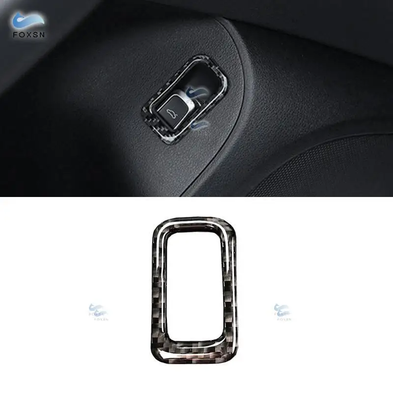 Панель переключателя багажника автомобиля из углеродного волокна для Audi Q5 2009 2010