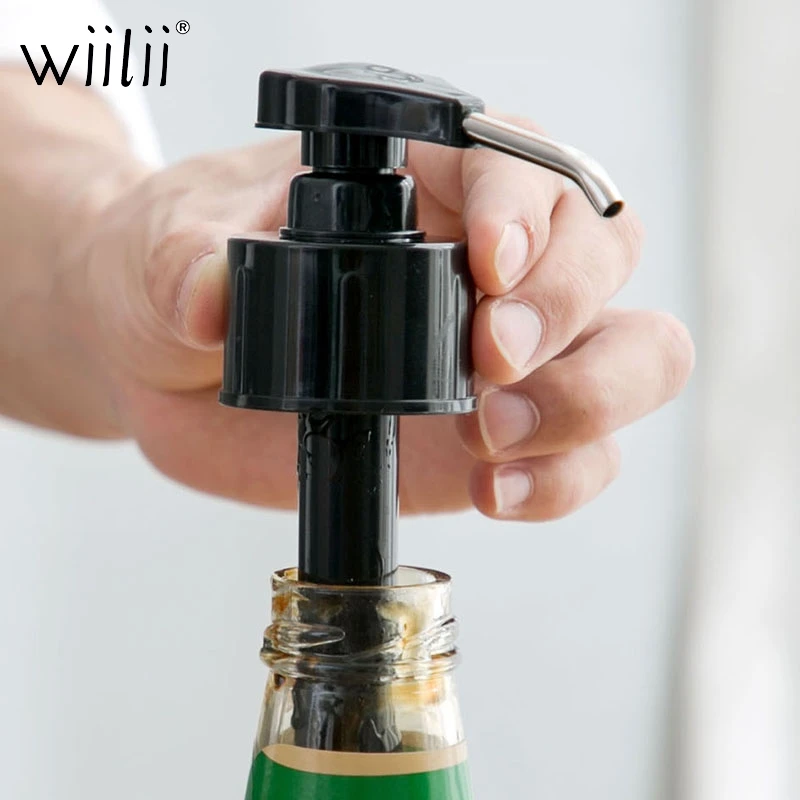 Wiilii сопло из нержавеющей стали давление масла опрыскиватель сироп бутылка