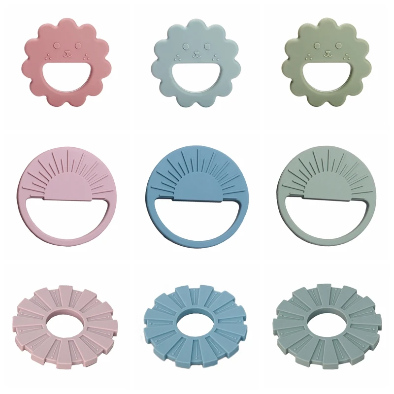 

1pc Silicone Molar Toy for Toddler Oral Care Cartoon Teethers Rodent Teething Ring Baby Teether Newborn Gift Safety Silicone Toy