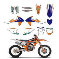 new full graphics decals stickers custom number for ktm 125 250 300 350 450 exc excf xcw xc xcf 2017 2018 2019 pegatina