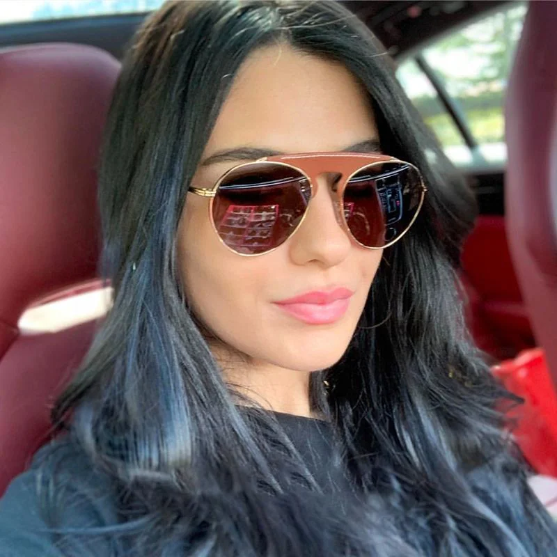 

Sunglasses Black Gothic Style 2021 Summer Hippie Decorative Anti-Glare Driving New Women's Lady Vintage Round For Men Glasses