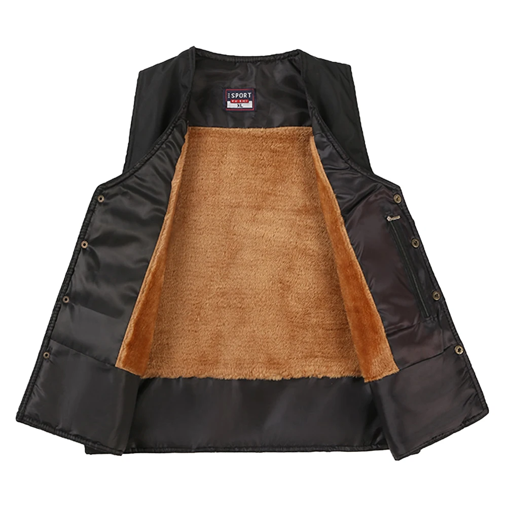 Мужской жилет пальто без рукавов 2019 зимнее куртки для мужчин однотонный