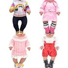 Одежда для кукол 43 см, повседневные куртки, свитера, юбки американские кукольные аксессуары