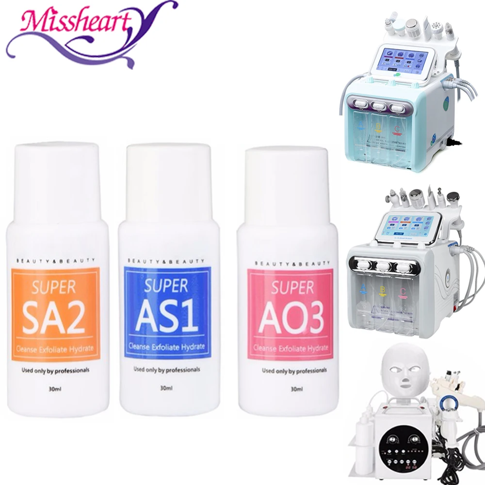 HydraFacial Сыворотка для ухода за кожей лица гидро крем Аква пилинг 400 мл AS1 SA2 AO3 Hydrafacial