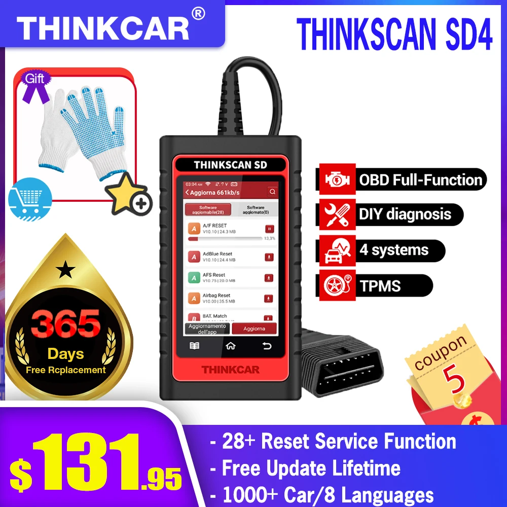 

Thinkcar Thinktool SD4 OBD2 сканер автомобильные профессиональные диагностические инструменты ENG ABS SRS AT сканер DPF TPMS SAS OIL EPB IMMO сброс