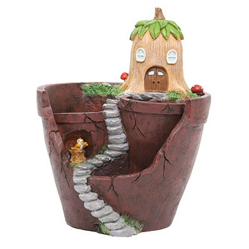 

R7B1A4 Farm Garden Flower Pot-Biye House