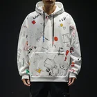 Пара толстовки с капюшоном хлопковый тренировочный костюм 2021 весений Свитшот Японская уличная одежда на зиму на каждый день в японском стиле свободный джемпер