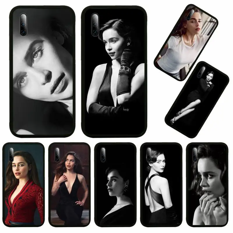 

Emilia Clarke Phone Case For Huawei P9 P10 P20 P30 P40 Novi Lite Pro Smart Cover
