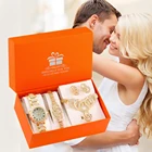 Комплект из колье и серёг, с кристаллами