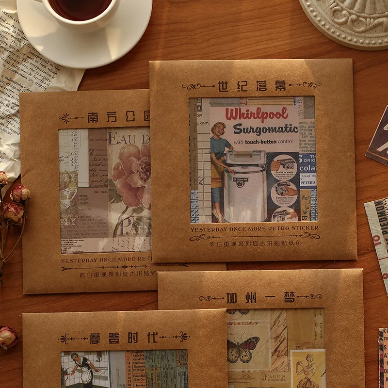 12 шт./компл. винтажный блокнот для записей Ретро Кино звезда декоративная бумага