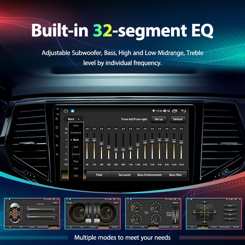 Ainavi Android 10 0 автомобильный радиоприемник 8 ядер QLED для Volkswagen Golf 6 2008-2016
