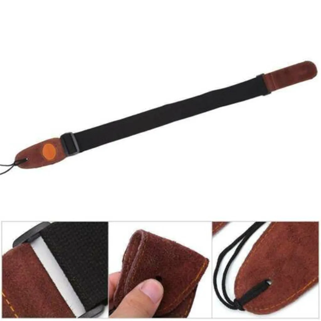 Широкий гитарный ремень в фольклорном стиле регулируемый широкий для