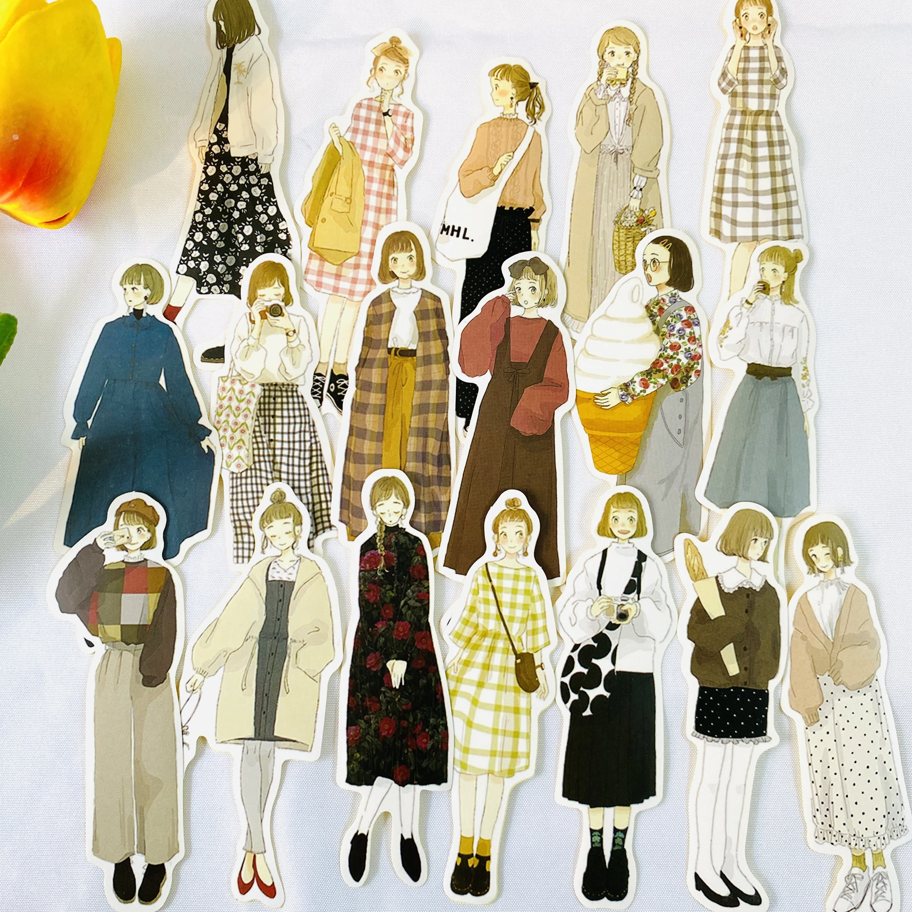 Модная одежда короткие волосы для девушек дневник с коллажем телефона альбом