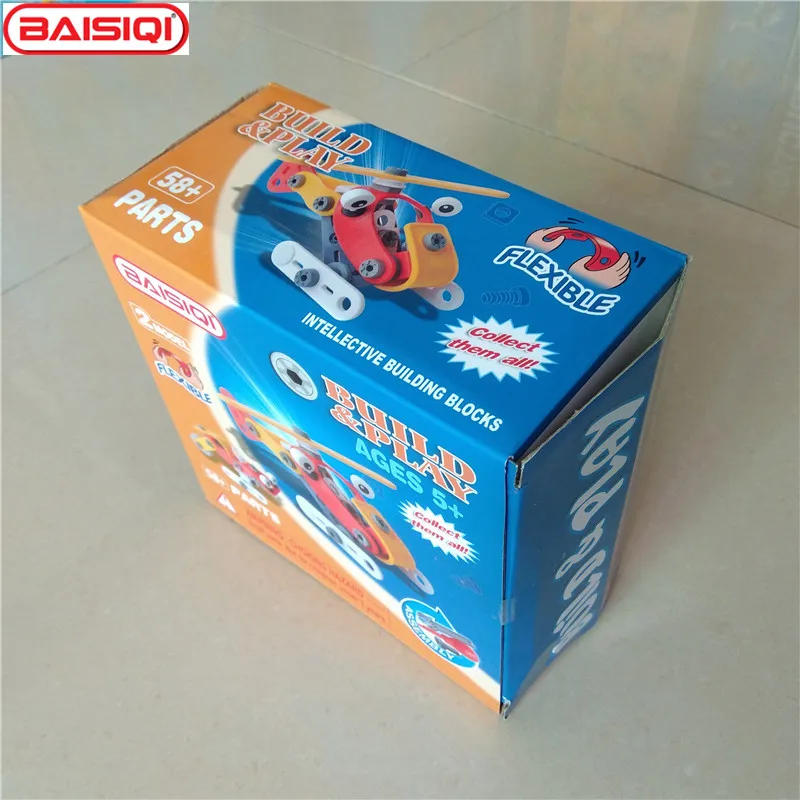 BAISIQI новый бренд Build & Play завинчивания игрушечных конструкторов для 5 6 7 8 9 лет
