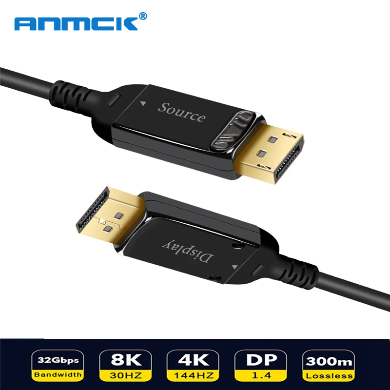 4K 144Hz 1 4 Diesel playport волоконно оптические кабели 1M 3M 5M 15M 20M 8K 32Gbs DP папа порт дисплея