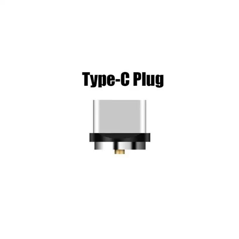 Portable USB Port Magnetic Head Plug Adapter Charger For IPhone IOS Android Type C Cable Mobile Phone Accessories | Мобильные