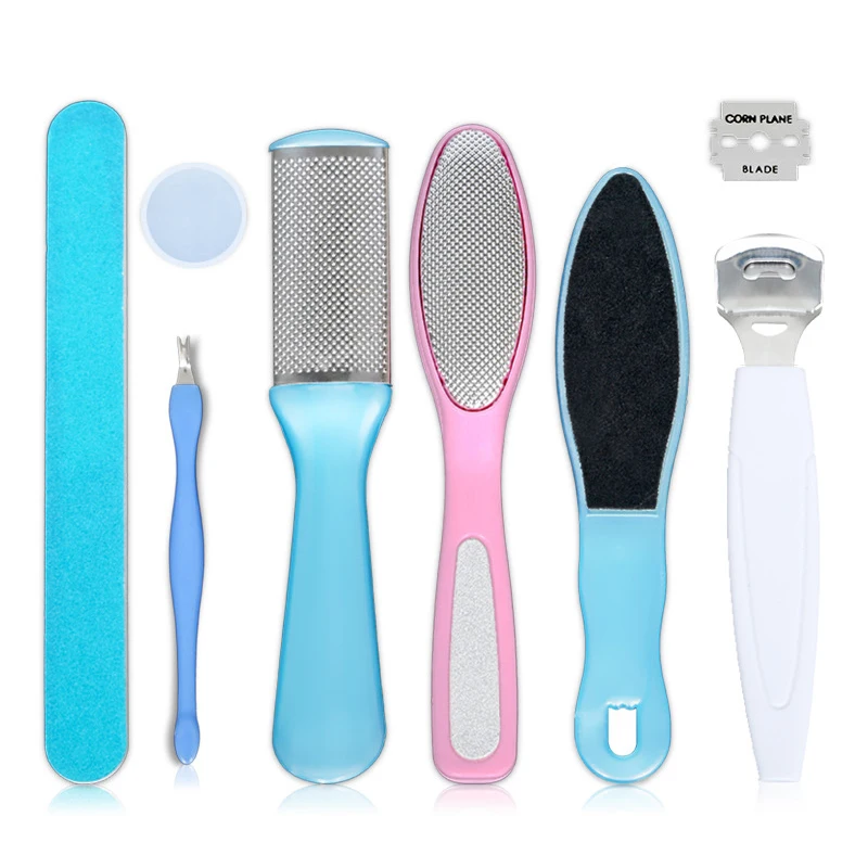 Новый модный Отшелушивающий педикюрный Пилинг 8 в 1 средство для ухода за ногами