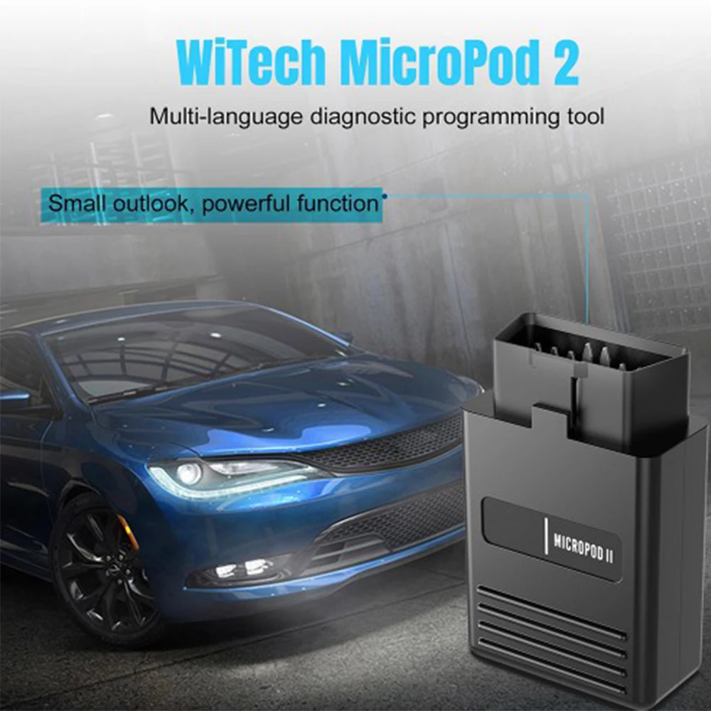 In stock! Wifi V17.04.27 wi-Tech MicroPod 2 Diagnostic Tool for Chrysler Dodge Jeep Fiat Online Version Supports Car till 2018 | Автомобили