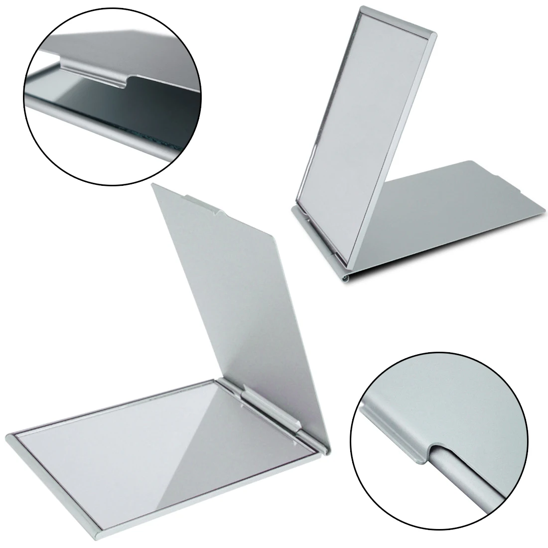 Ультратонкое мини зеркало для макияжа 9 размеров портативное компактное