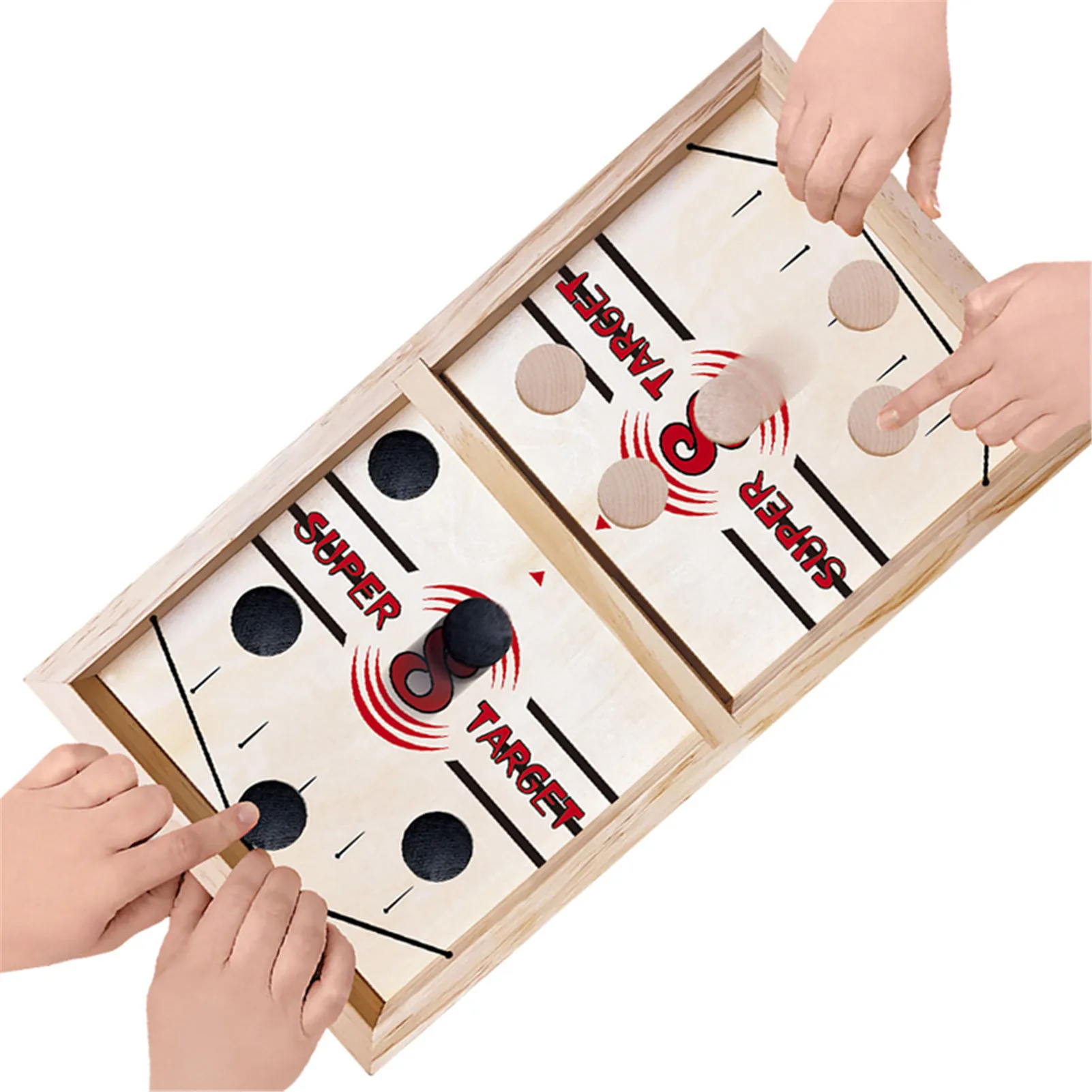 

Kid's Table Fast Hockey Sling Puck Game Paced Sling Puck Winner Fun Toys Party Game Toys For Adult Child Family Home Board Game