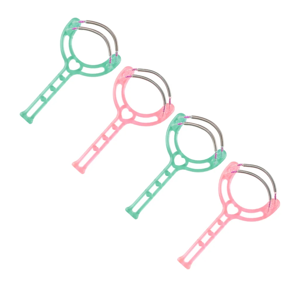 4 шт. устройство для удаления волос Весна лица удаление ручной резьбы Красота