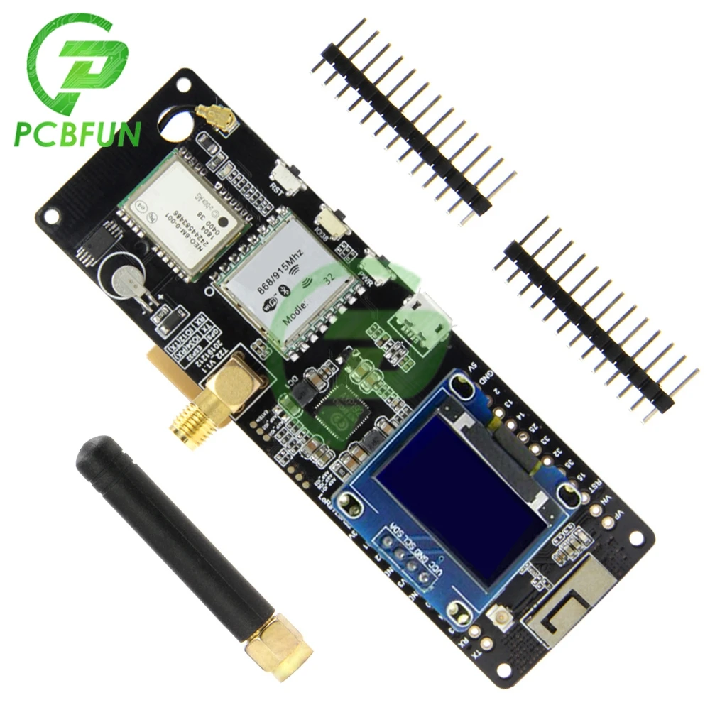 Т образной балки ESP32 433/868/915/923 МГц Wi Fi Беспроводной Bluetooth модуль ESP 32 GPS NEO 6M для SMA LORA