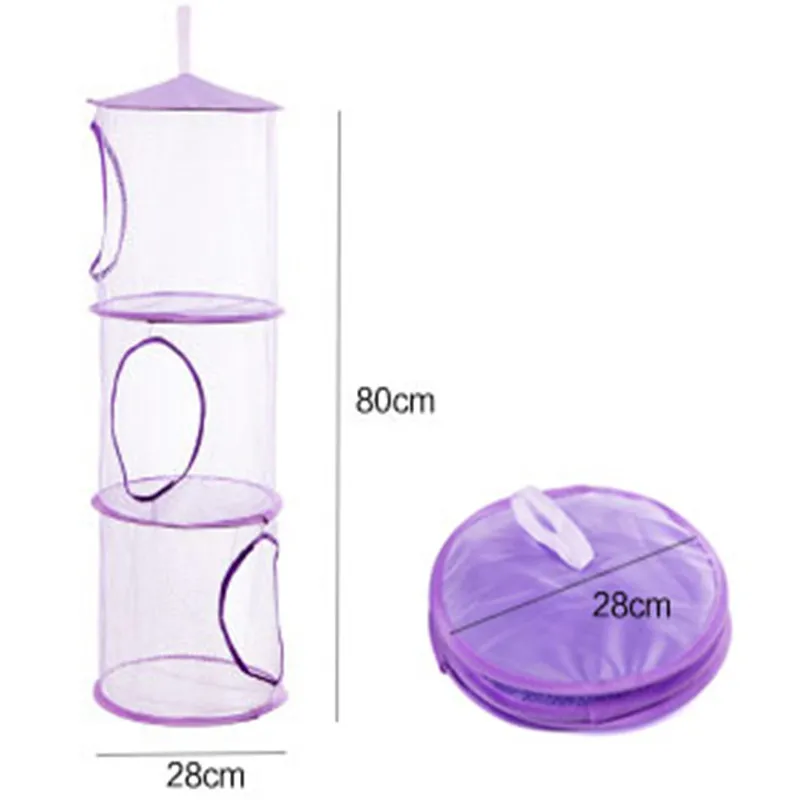 Многофункциональная 3 полки сетка для хранения подвесная детская игрушка сумка