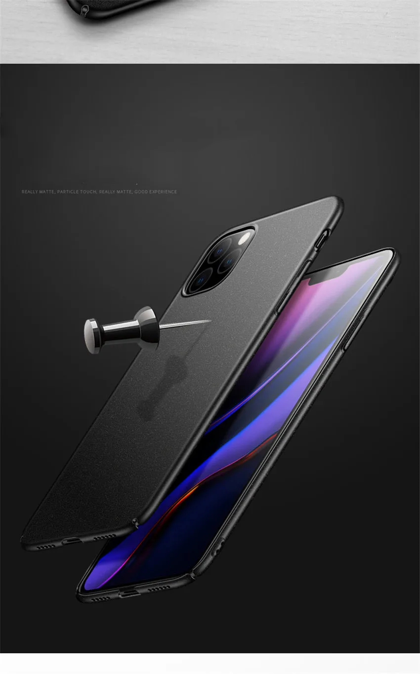 Для iPhone 11 Pro чехол матовый, в стиле AI Xuan iPhone 11 металлический пластиковый магнитный автомобильный держатель Крышка для iPhone 11 Pro Max