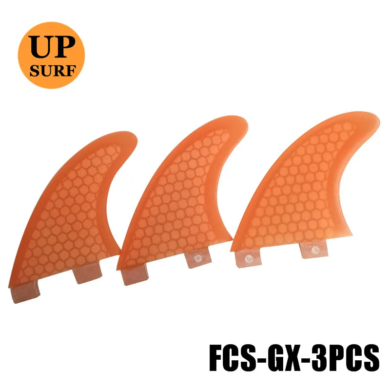 Ласты для серфинга FCS fin GX, G3, G5 FIN orange из стекловолокна сотовые ласты для серфинга
