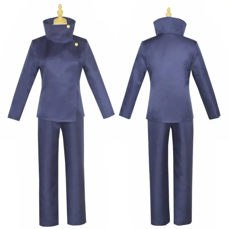 

Fushiguro Megumi Yuji Itadori Kugisaki Nobara Gojo Satoru Zenin Maki Cos Deep Blue Uniform Anime Jujutsu Kaisen Cosplay Costumes