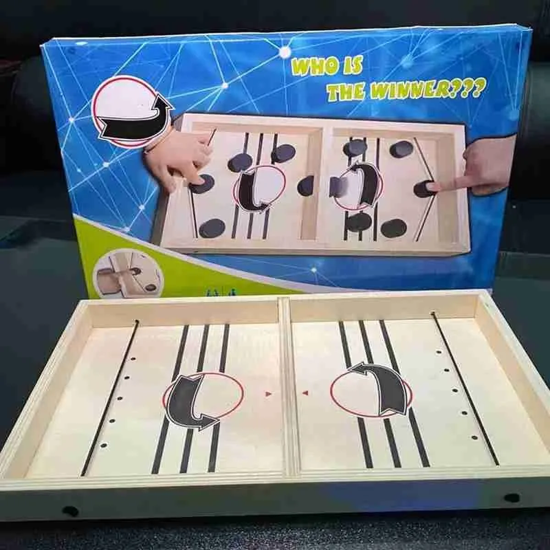 

New Children's Adult Interactive Billiard Game With Double Ejection Parent-child Desktop Interactive Toy Ice Hockey Game Toy