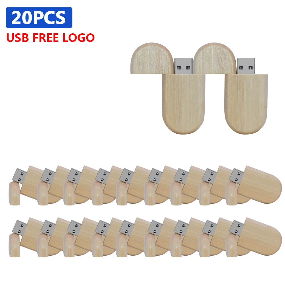 

Bulk 20pcs High speed wood Pendrive 128GB 64GB 32GB 16GB usb2.0 flash drive 32gb pen drive super flash usb memory stick with box