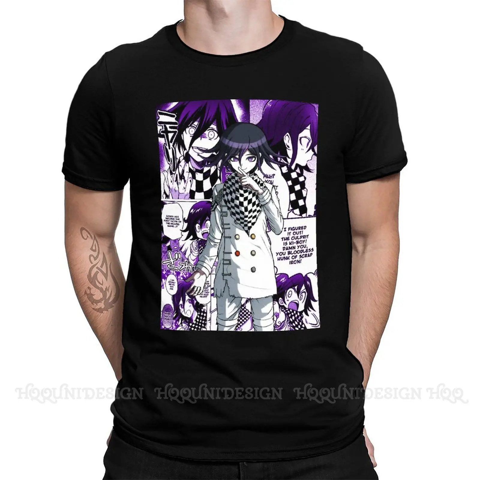 

Men T Shirts Danganronpa V3 Ultra Despair Girls Anime Funny Tee Shirt Kokichi Ouma Manga Print Short Sleeve Shirt For Adult