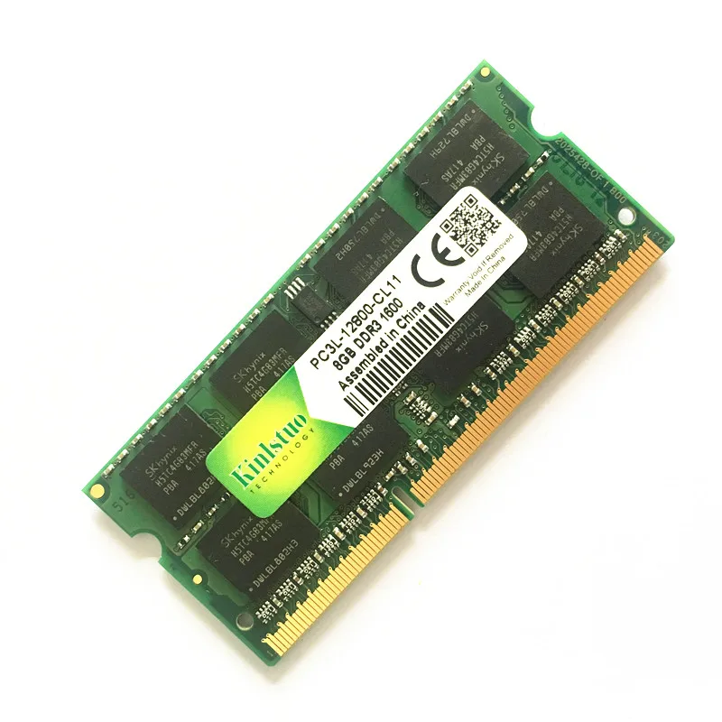 Оперативная память для ноутбука Kinlstuo ddr3l sodimm 4 ГБ 8 1333 МГц или 1600 1 35 в