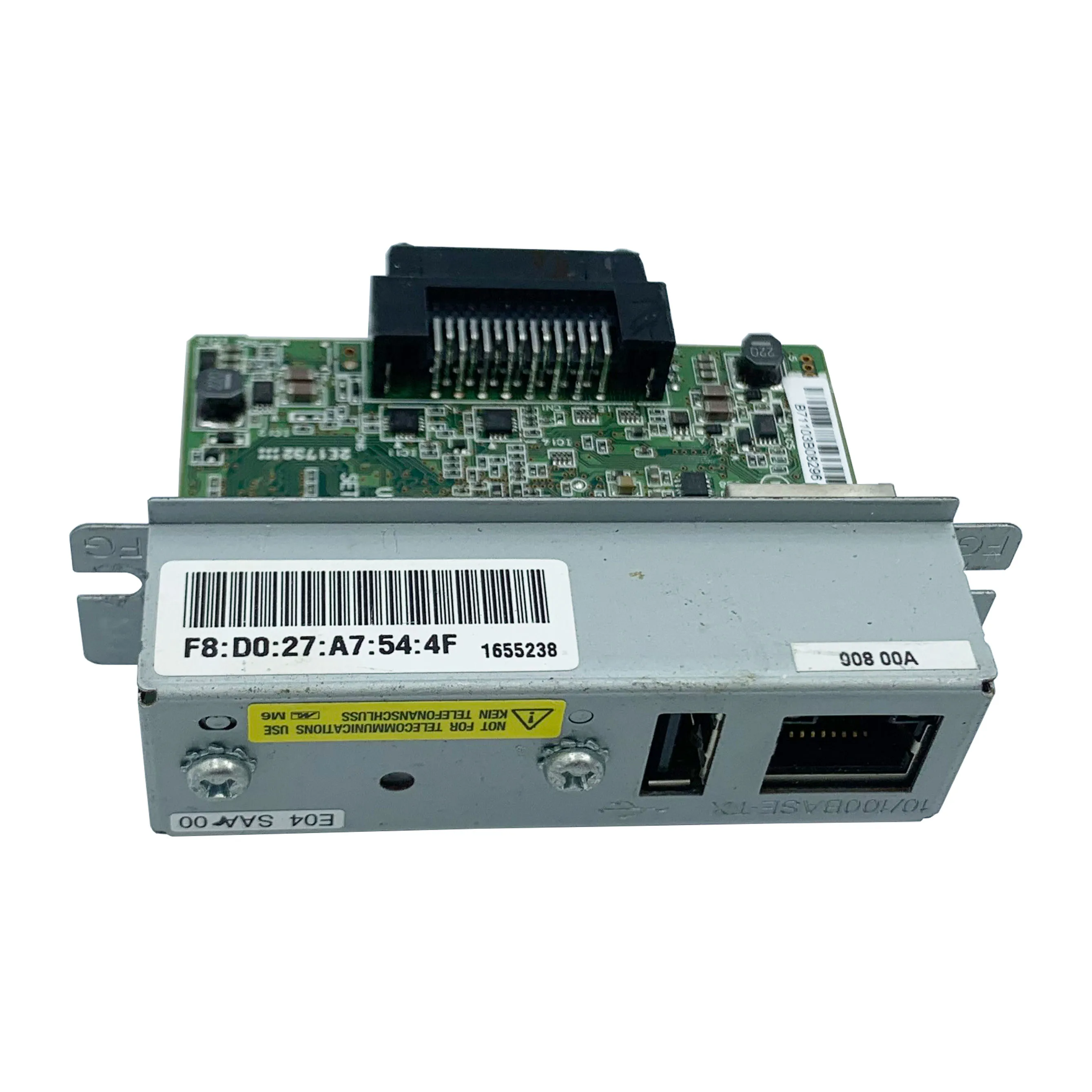 Ethernet Интерфейс для Epson TM U220B 220PB 220PD 220PA ТМ T81 T82II T88III T88IV T88V T70 T90 T86L UB E03 E02 C32C824541|epson