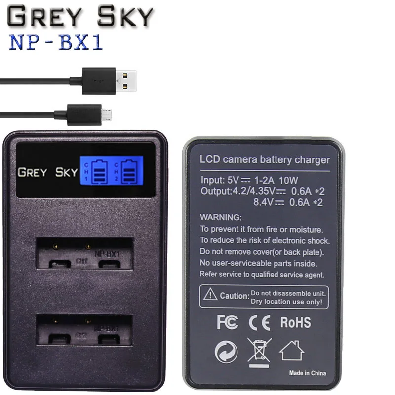Для sony NP-BX1 NP BX1 NP-FV100 NP-FW50 NP-FM500H NP-BG1 для с 3 слотами ЖК-камеры двойным и одиночным