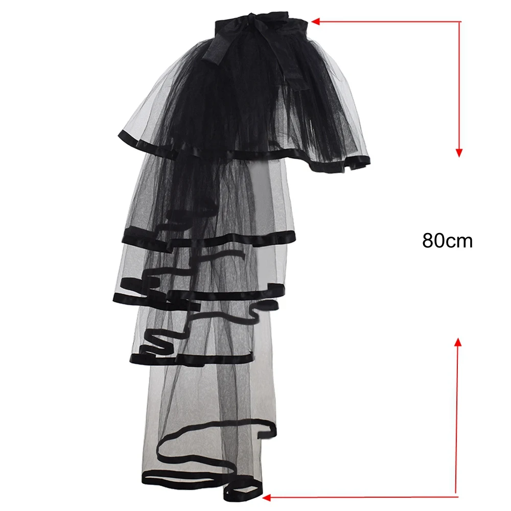 Новая юбка-пачка chicSteampunk в викторианском стиле с оборками танцевальная клубная