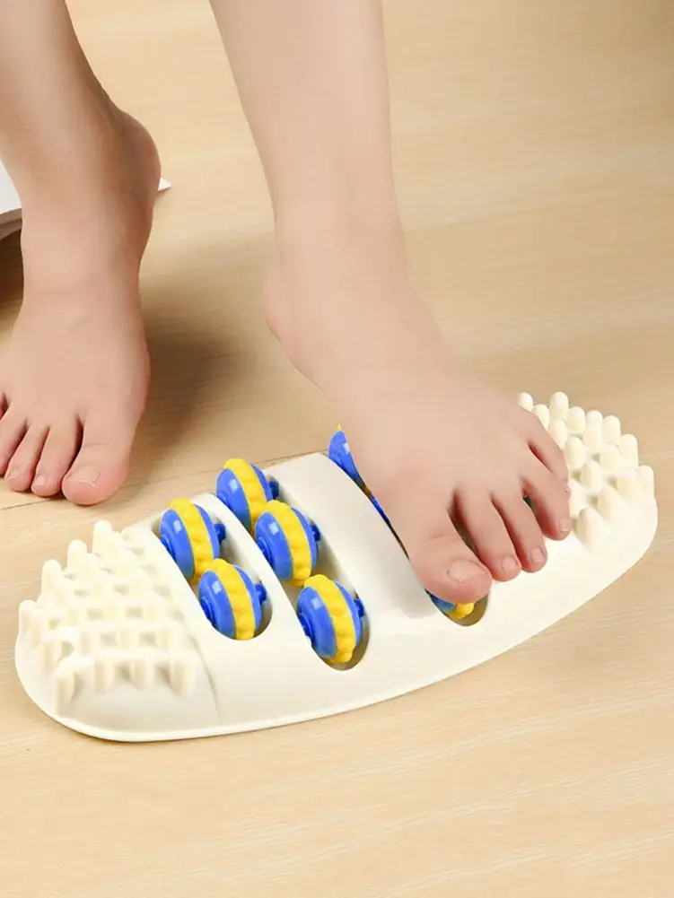 

Домашний Овальный массажер для ног, распрямитель для ног, 4 ряда роликов, роликовый массажер для ног, домашний распрямитель для икр, уход за з...