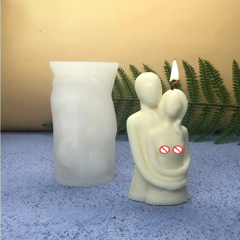

Abstract Style Sweetheart Candle Silicone Mold for DIY Handmade Aromatherapy Ornaments Handicrafts Soap Mold
