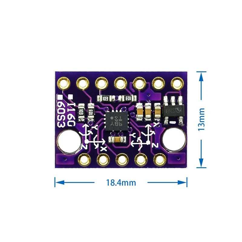 5 шт. BMI160 GY-BMI160 6 оси скорости гироскопа расстояние тяжести IIC I2C SPI протокол связи 3V