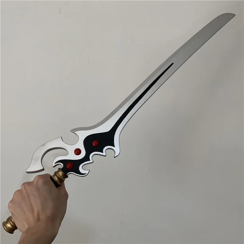 Cos подарок 80 см 1:1 Китайский Тай Чи черный белый цвет Меч дракона Косплэй Оружие